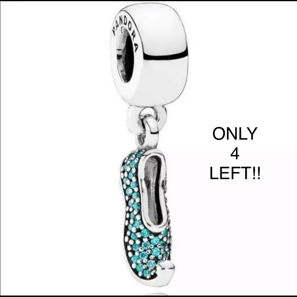 FIRM - Authentic Pandora Disney Jasmines Slipper Charm